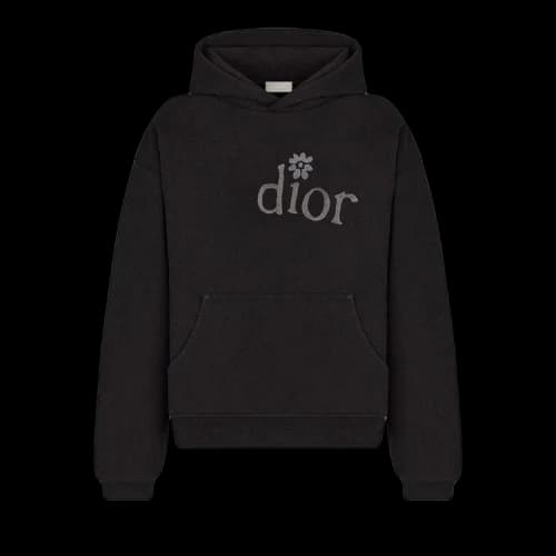 Dior x ERL Relaxed Fit Hooded Sweatshirt 'Black'