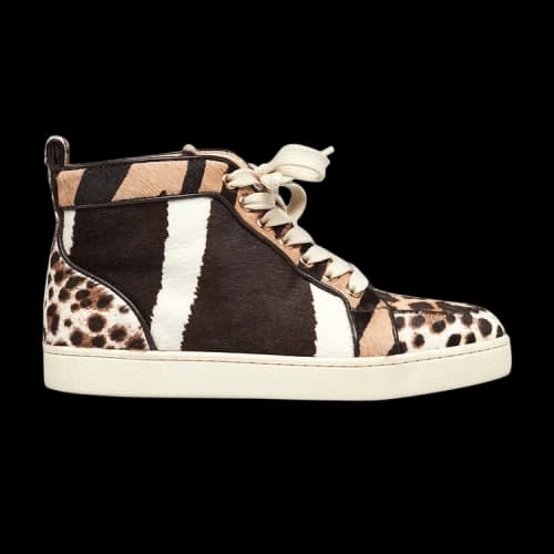 Christian Louboutin Rantus Orlato Flat Pony Leopard Hightop