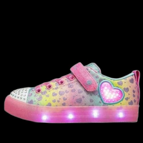 (GS) Skechers Shuffle Brights 'Pink Multi'