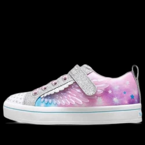 (GS) Skechers Twi-lites 2.0 'Pink Blue Grey'