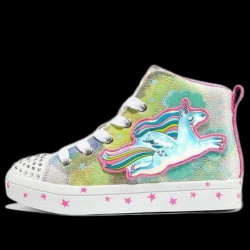 (GS) Skechers TWI-Lites 2.0 Sneaker 'Green Pink White'