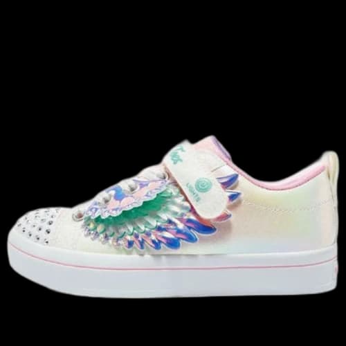 (GS) Skechers Twinkle Toes 'White Multi'