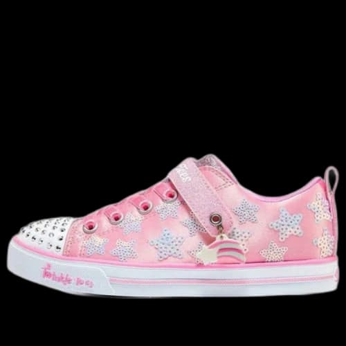 (GS) Skechers Sparkle Lite 'Pink White'