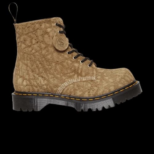 Dr. Martens 1460 Made in England Emboss Suede Lace Up Boot 'Savannah Tan'