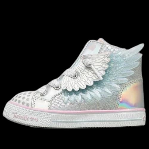 (PS) Skechers Shuffle Lites 'Grey White'