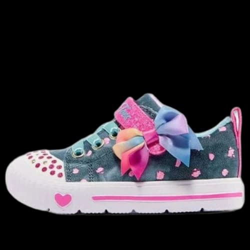 (GS) Skechers Twinkle Sparks Shoes 'Blue Pink'