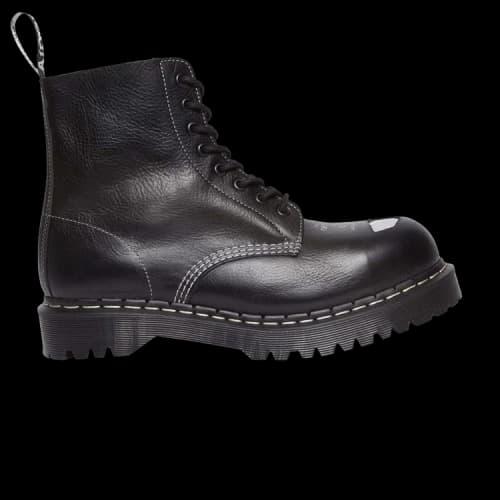 Dr. Martens 1460 Pascal Bex Exposed Steel Toe Lace Up Boots Black