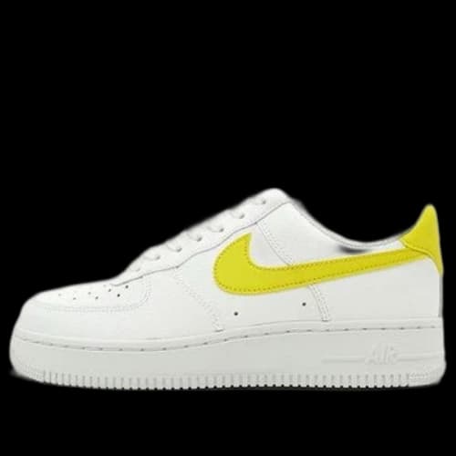 Nike Air FORCE 1 '07 'White Yellow' (Women's)