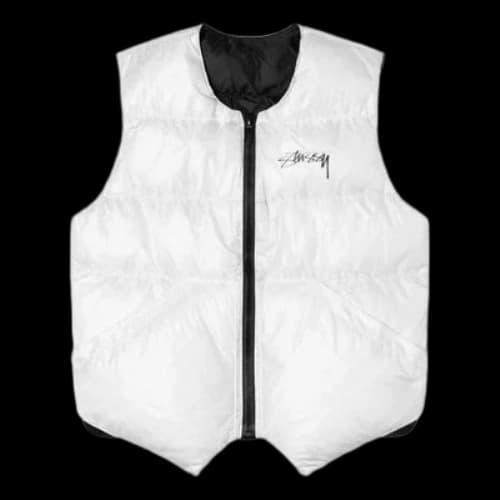 Stussy x OL CDW Reversible Down Vest 'White Black'