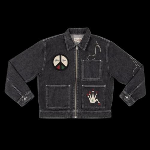 Stussy x Patta Zip Work Jacket 'Black'