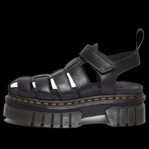 Dr. Martens Ricki Cage Leather Sandals 'Black' (Women's)