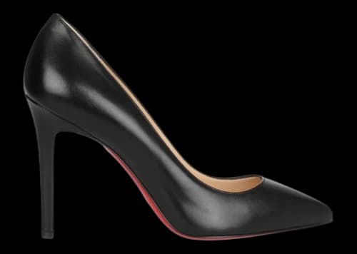 Christian Louboutin Pigalle 100mm Pump Black Leather