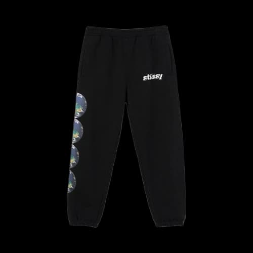 Stussy Catch The Wave Sweatpants 'Black'