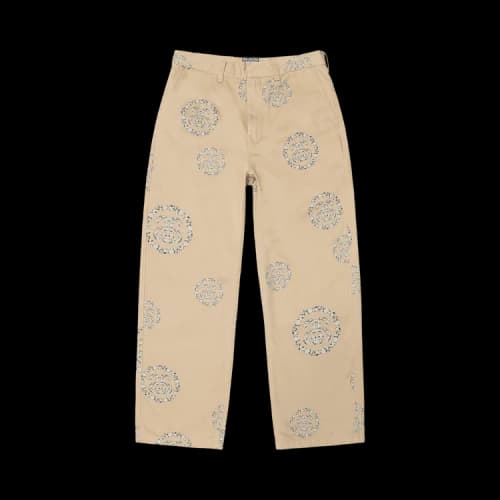 Stussy x Denim Tears SS Wreath Chino Pants 'Khaki'