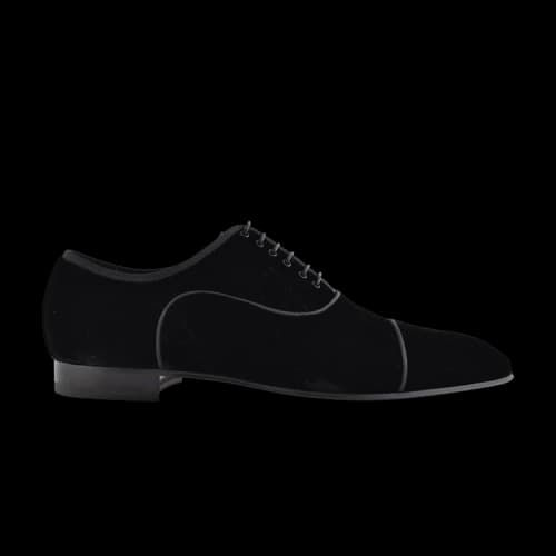 Christian Louboutin Greggo Orlato Flat Velvet 'Black'