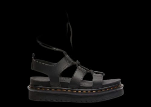 Dr. Martens Nartilla Athena Leather Gladiator Sandals Black