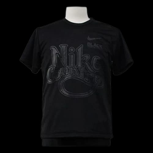 COMME des GARCONS BLACK x Nike Blue Ribbon Sports Logo Short-Sleeve Tee 'Black'