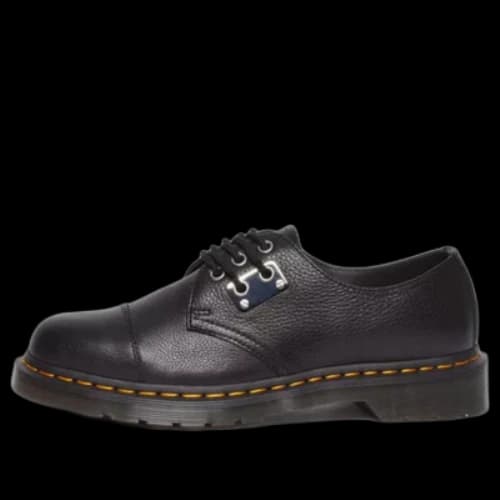 Dr.Martens 1461 Toe Plate Lunar Leather Oxford Shoes 'Black Milled Nappa'