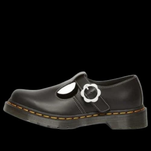 Dr. Martens Polley Smooth Leather Mary Janes 'Black' (Women's)