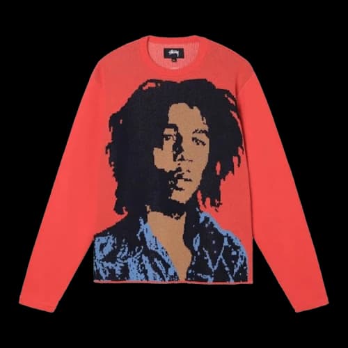 Stussy Bob Marley Sweater 'Red'