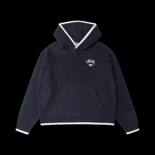 Stussy x Wales Bonner Cashmere Hoodie Navy