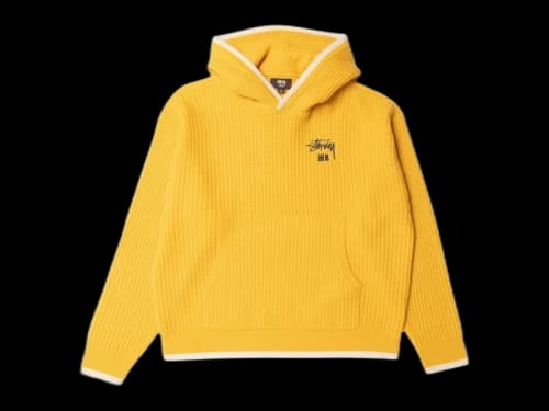 Stussy x Wales Bonner Cashmere Hoodie Yellow