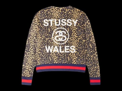Stussy x Wales Bonner Leopard Sweater Golden