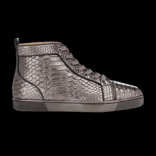 Christian Louboutin Louis Orlato Flat 'Phyton Metallic'