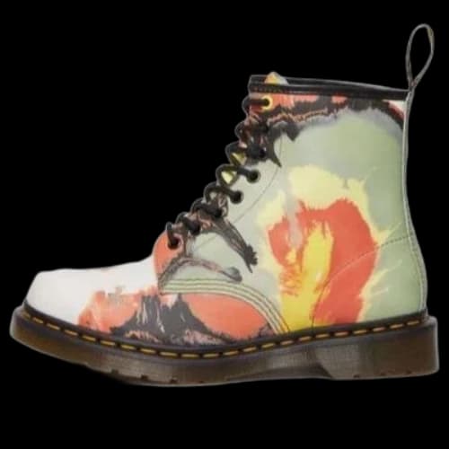 Dr. Martens 1460 x Tate Decalcomania Backhand Leather Lace Up Boots 'Multicolor Volcanic Flare'