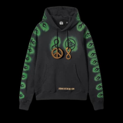 Stussy x Dries Van Noten Embroidered Hoodie 'Black'