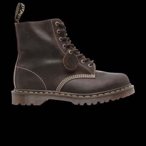 Dr. Martens 1460 Wax Commander Lace Up Boots Brown