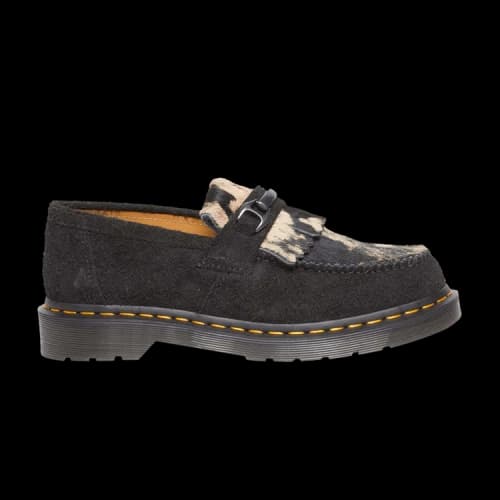 Dr. Martens Adrian Snaffle Hair On Loafer 'Black Beige'
