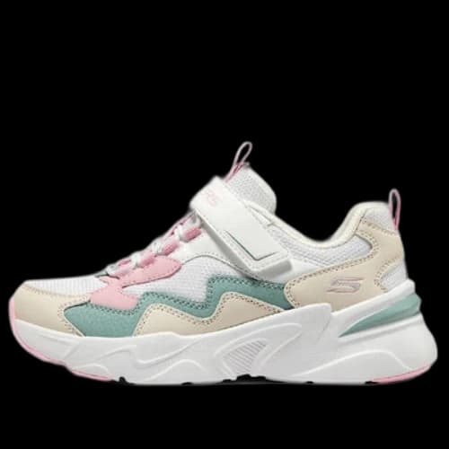 (GS) Skechers Bob's Bobs Bamina Shoes 'Beige White Pink'