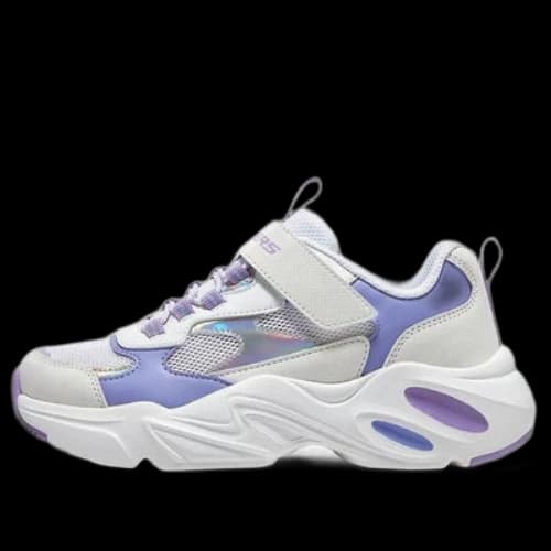 (GS) Skechers DLITES 1.0 'White Lavender'