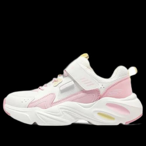(GS) Skechers Sportswear Trainers 'White Pink'
