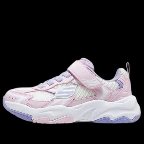 (GS) Skechers Casual Sport Shoes 'White Pink Purple'
