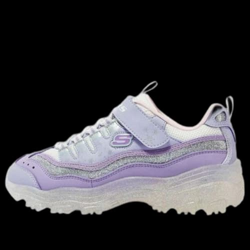 (GS) Skechers D'lites Electric Coloring 'Purple'