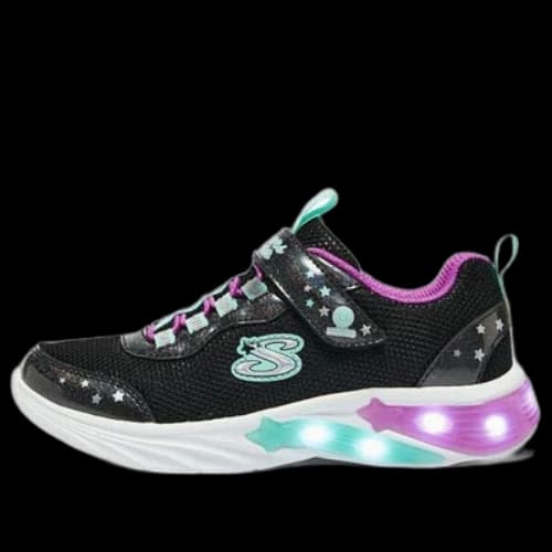 (GS) Skechers S Lights: Glow-Brites Shoes 'Black Purple Green'