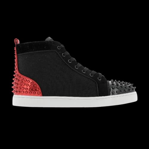 Christian Louboutin Louis Orlato Spikes Black Red