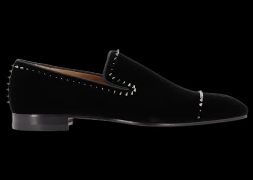 Christian Louboutin Chrsitian Louboutin Dandeton Flat Black Velvet