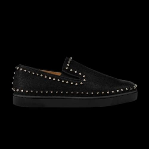 Christian Louboutin Spike Boat 'Black'