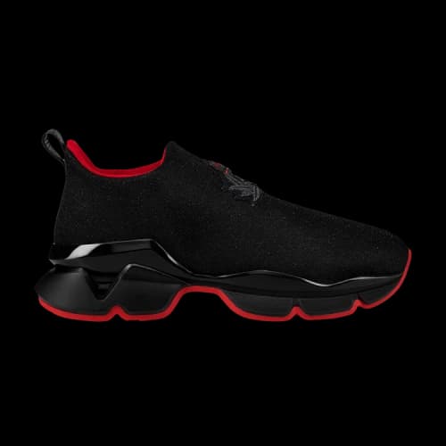 Christian Louboutin Sockcrest 'Black Red'