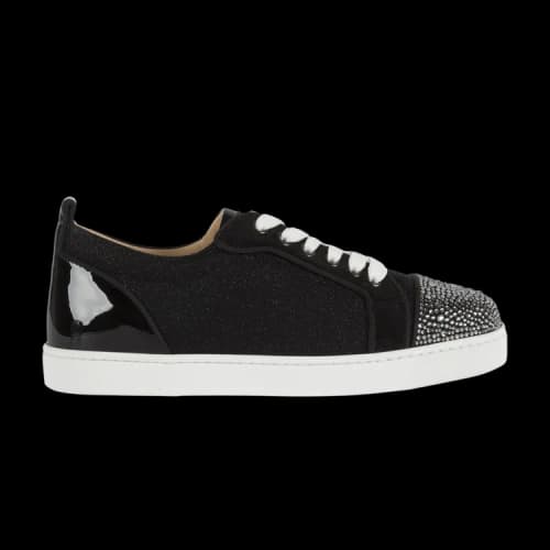 Christian Louboutin Louis P Strass Donna Flat 'Version Black'
