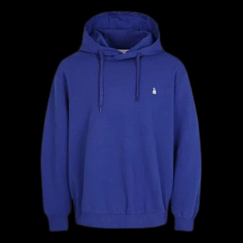 MLB Los Angeles Dodgers Embroidered Small Label Logo hooded Long Sleeves Unisex Blue