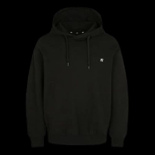 MLB Embroidered Small Label Logo hooded Loose Embroidered Athleisure Casual Sports Long Sleeves Unisex Black