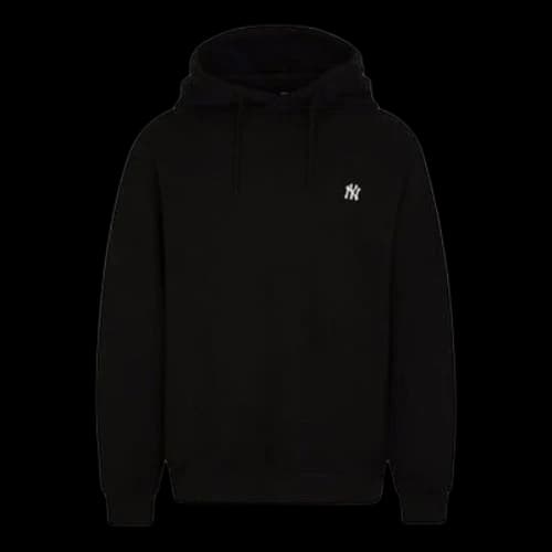 MLB NY hooded Long Sleeves Loose Small Label Athleisure Casual Sports Unisex Black