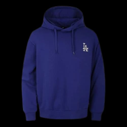 MLB hooded Loose Large LOGO Printing Sports Unisex Blue