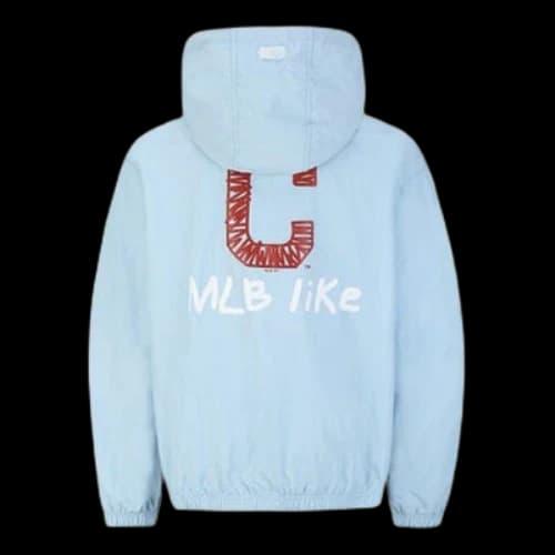 MLB Unisex LIKE Series Windblocker Jacket Blue