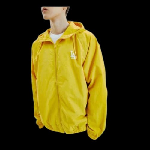 MLB Los Angeles Dodgers Loose Sports Woven Jacket Unisex Yellow