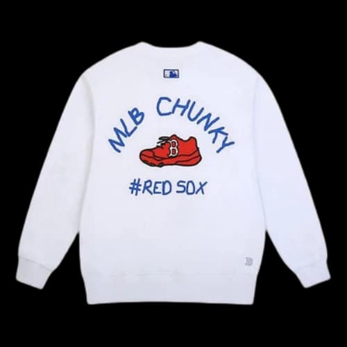 MLB Boston Red Sox Graffiti Sports Long Sleeves Unisex White
